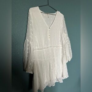 Long sleeve mini sundress